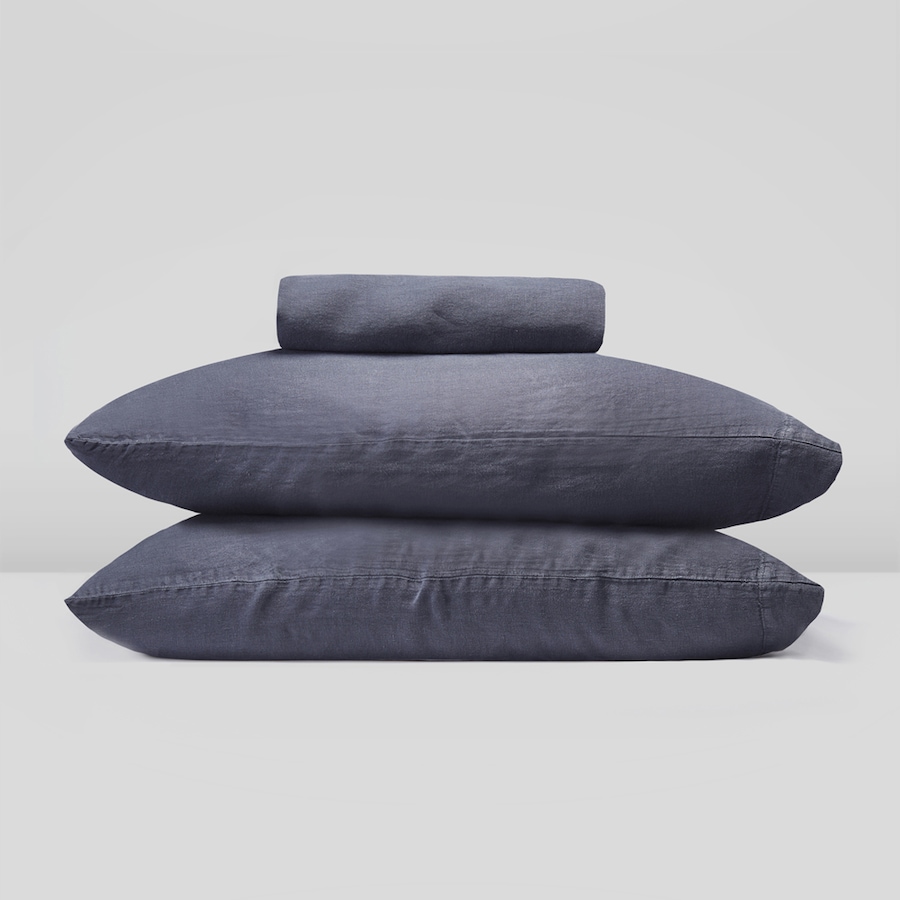 Image 704119_TEMBE.jpg, Product 704-119 / Price $189.00 - $226.00, Silk & Snow Flax Linen Fitted Sheet & Pillowcase Set from Silk & Snow on TSC.ca's Home & Garden department