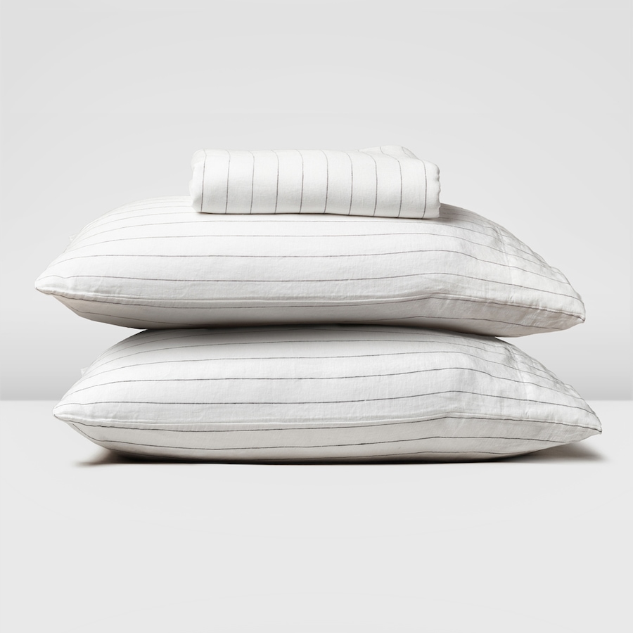 Image 704119_VTG.jpg, Product 704-119 / Price $189.00 - $226.00, Silk & Snow Flax Linen Fitted Sheet & Pillowcase Set from Silk & Snow on TSC.ca's Home & Garden department