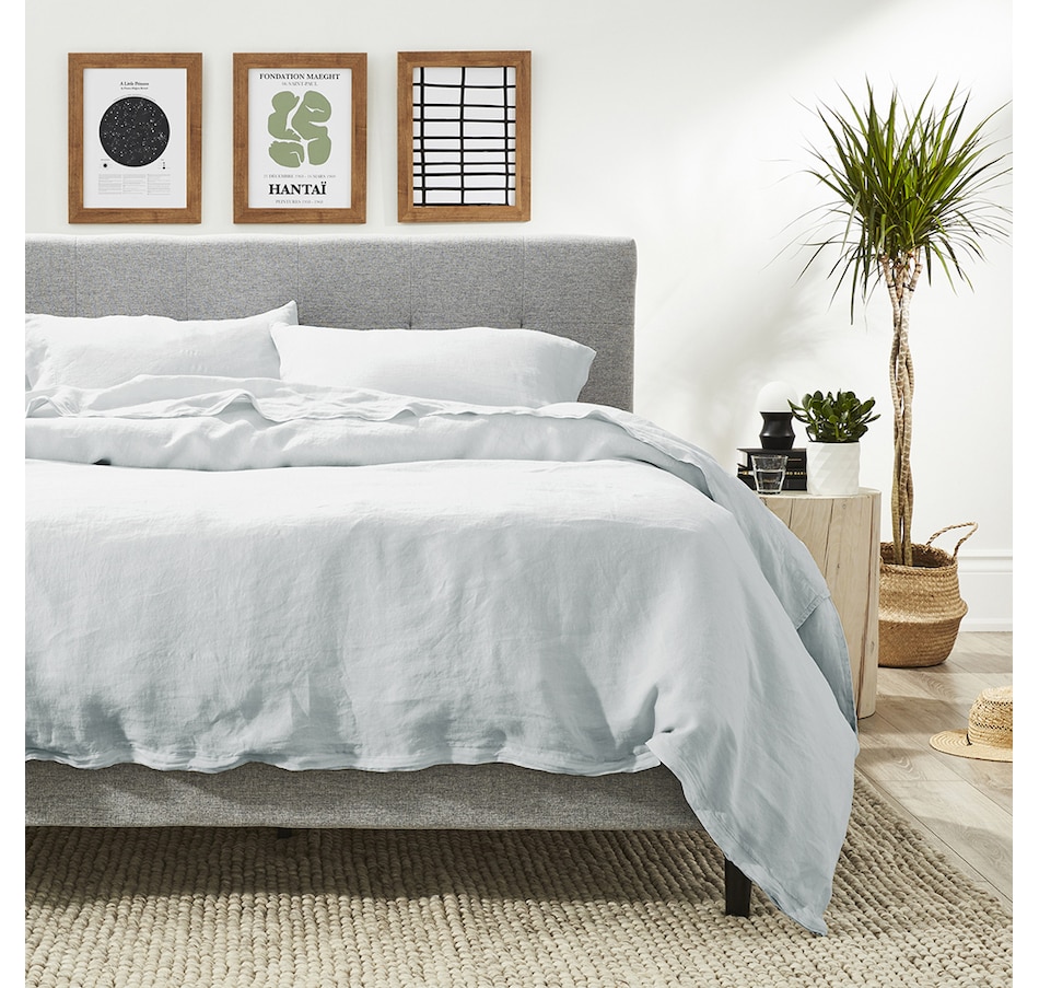 Image 704120_ALTMORE11.jpg, Product 704-120 / Price $102.00 - $119.00, Silk & Snow Flax Linen Flat Sheet from Silk & Snow on TSC.ca's Home & Garden department