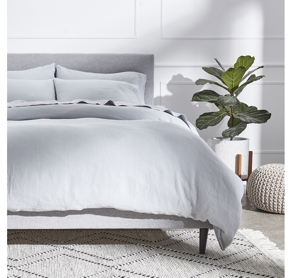 Image 704120_ALTMORE7.jpg, Product 704-120 / Price $102.00 - $119.00, Silk & Snow Flax Linen Flat Sheet from Silk & Snow on TSC.ca's Home & Garden department