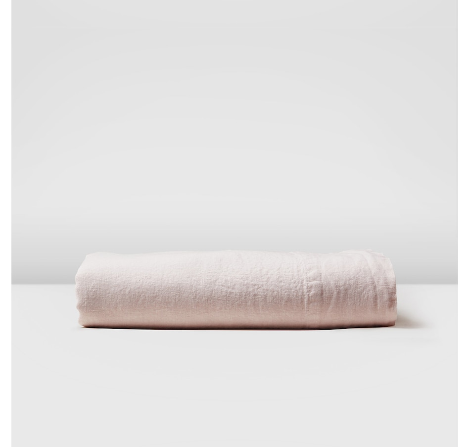 Image 704120_PPI.jpg, Product 704-120 / Price $102.00 - $119.00, Silk & Snow Flax Linen Flat Sheet from Silk & Snow on TSC.ca's Home & Garden department