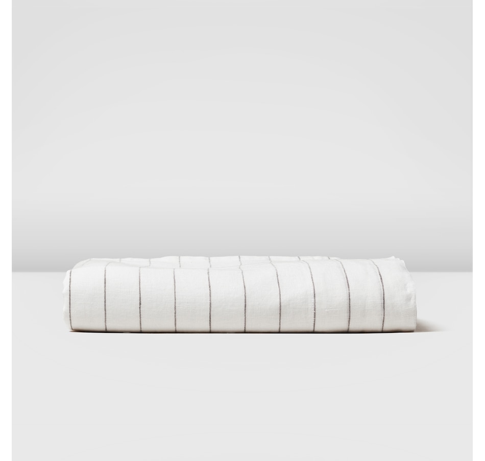 Image 704120_VTPNP.jpg, Product 704-120 / Price $102.00 - $119.00, Silk & Snow Flax Linen Flat Sheet from Silk & Snow on TSC.ca's Home & Garden department