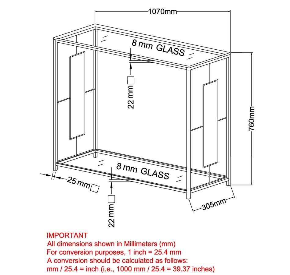 Image 704130_ALTMORE2.jpg, Product 704-130 / Price $398.99, Athena- Contemporary Design Console Table from Worldwide Home Furnishings on TSC.ca's Home & Garden department