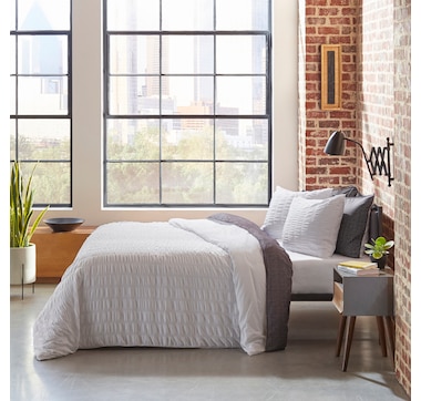 Beco City Scene Orleans Seersucker Duvet Set
