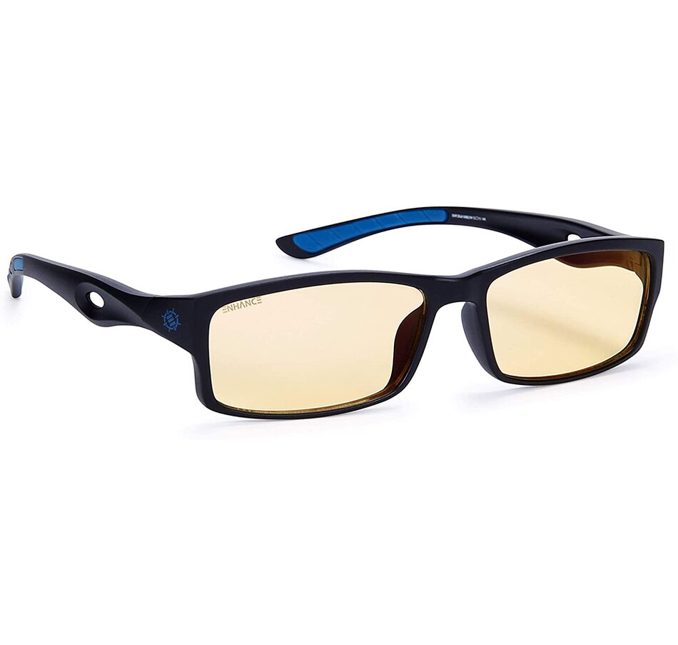 Image 704214.jpg, Product 704-214 / Price $44.99, Enhance Battle Lens Blue-Light-Blocking Glasses, Blue (ENPCBG6100BLEW) from Enhance on TSC.ca's Fashion department