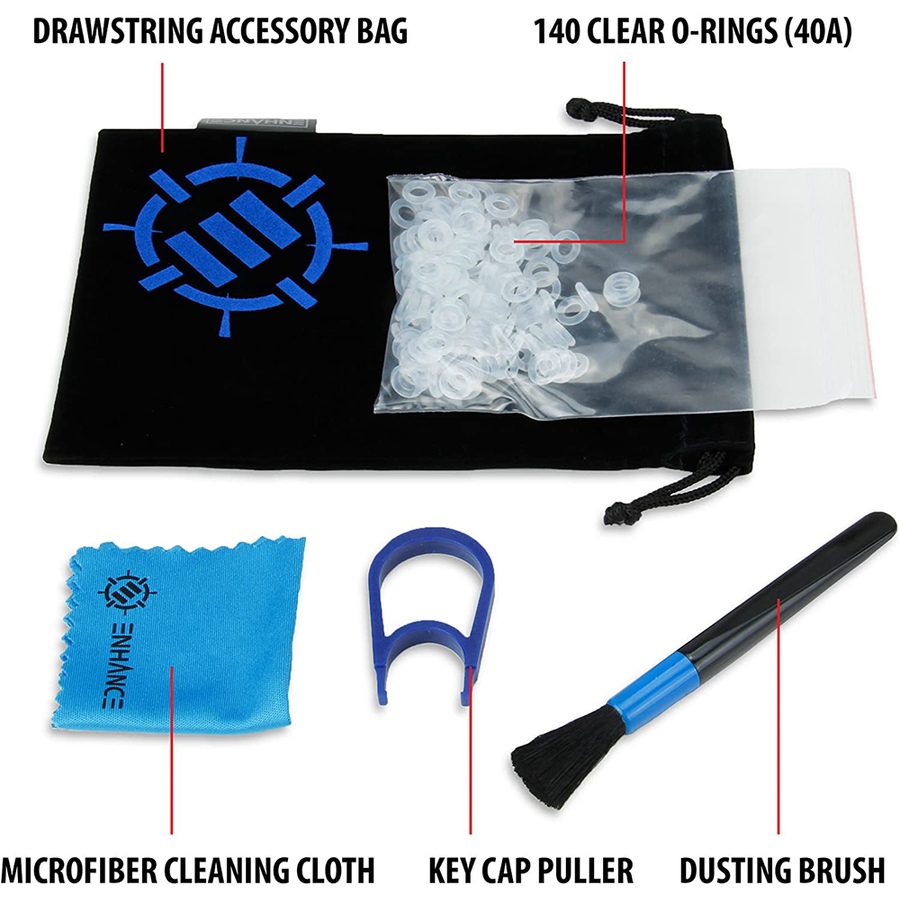 Image 704216_ALTMORE1.jpg, Product 704-216 / Price $24.99, Enhance Mechanical Keyboard O-Ring Ultra (ENPCMK1100BKEW) from Enhance on TSC.ca's Electronics department