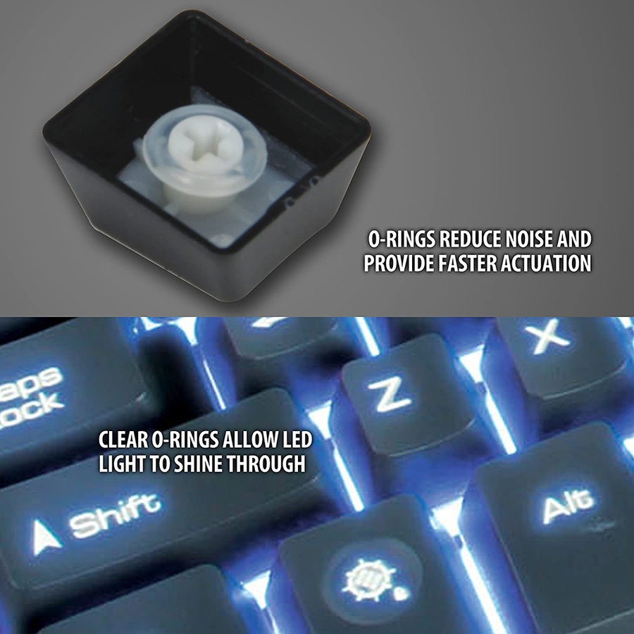 Image 704216_ALTMORE2.jpg, Product 704-216 / Price $24.99, Enhance Mechanical Keyboard O-Ring Ultra (ENPCMK1100BKEW) from Enhance on TSC.ca's Electronics department
