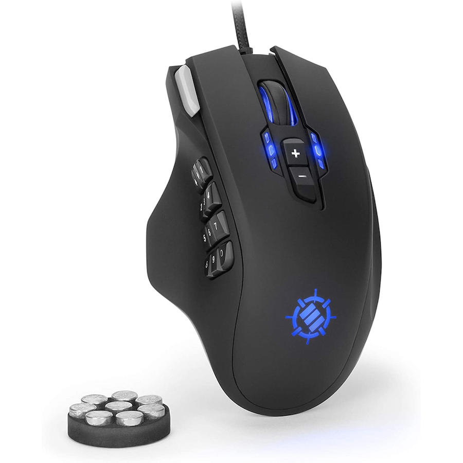 Image 704223.jpg, Product 704-223 / Price $59.99, Enhance Theorem 2 MMO Gaming Mouse with 13 Programmable Side Buttons from Enhance on TSC.ca's Toys & Hobbies department