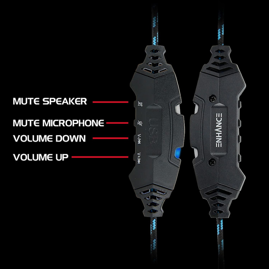 Image 704243_ALTMORE2.jpg, Product 704-243 / Price $44.99, Enhance PC Gaming Headset For Computer With 7.1 Surround Sound from Enhance on TSC.ca's Toys & Hobbies department