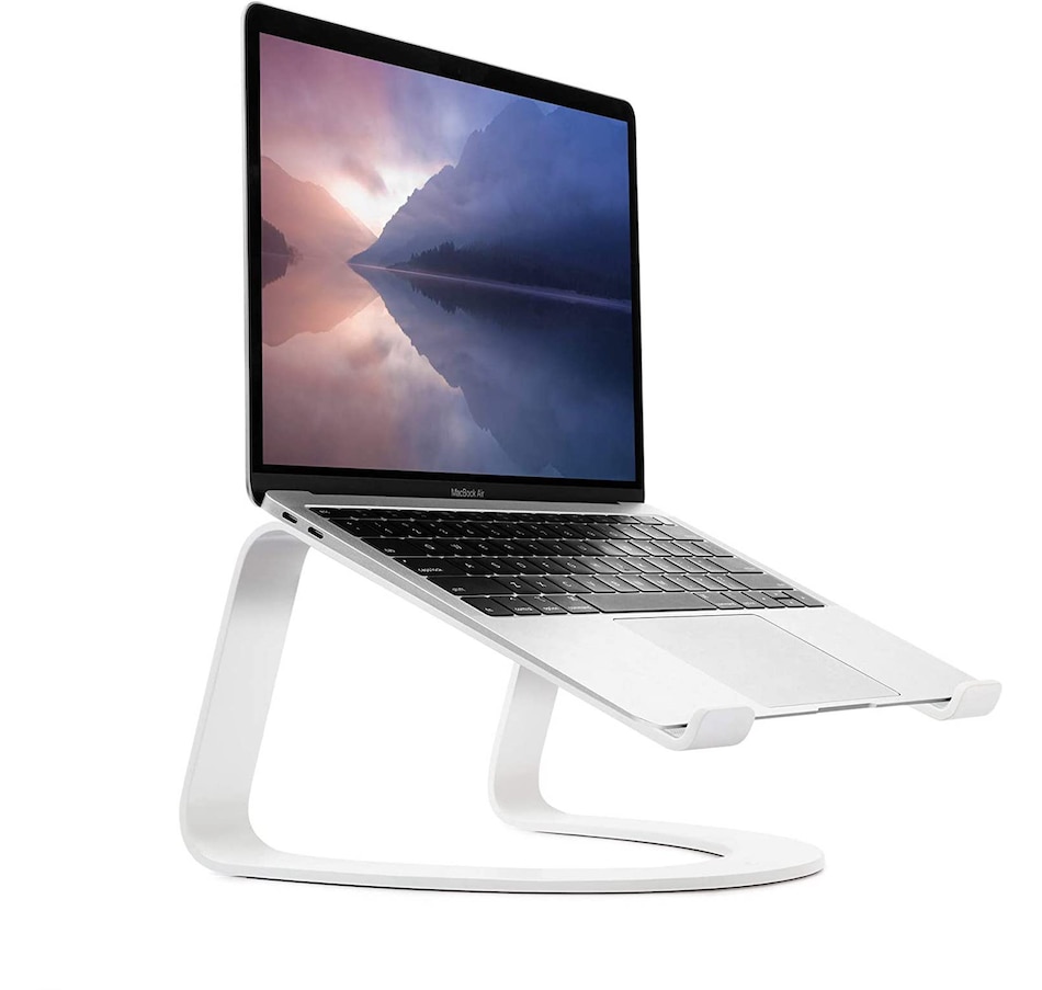 Image 704275.jpg, Product 704-275 / Price $79.99, Twelve South Curve Stand For Macbook - White from Twelve South on TSC.ca's Electronics department