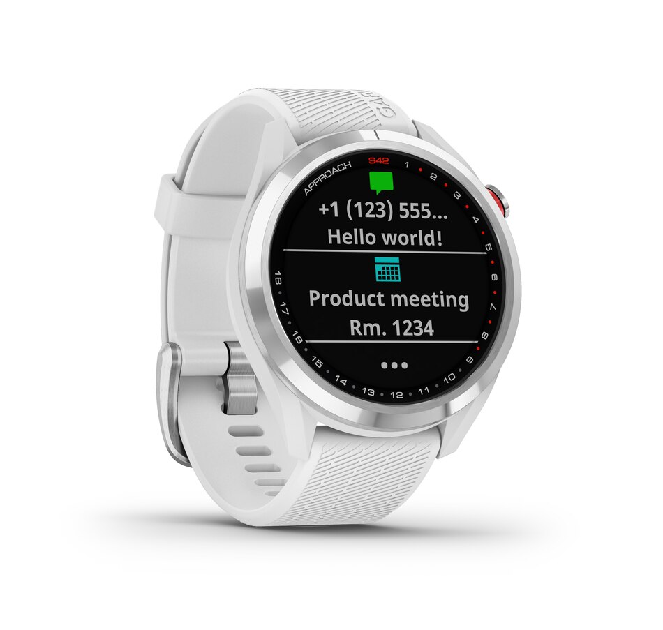 Image 704308_ALTMORE12.jpg, Product 704-308 / Price $399.99, Garmin Approach S42 GPS Golfing Smartwatch from Garmin on TSC.ca's Health & Fitness department