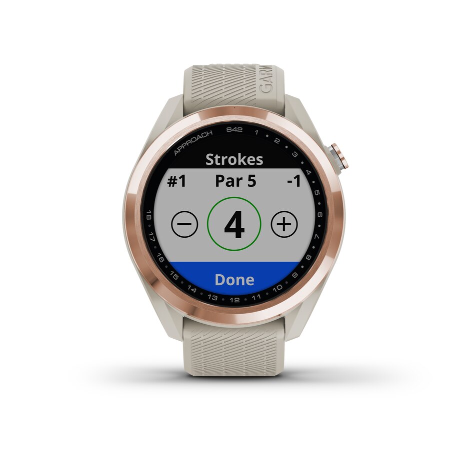Image 704308_ALTMORE18.jpg, Product 704-308 / Price $399.99, Garmin Approach S42 GPS Golfing Smartwatch from Garmin on TSC.ca's Health & Fitness department