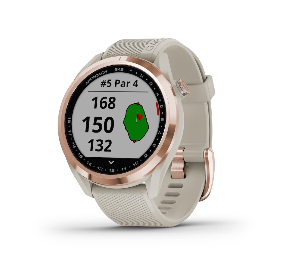 Image 704308_SAN.jpg, Product 704-308 / Price $399.99, Garmin Approach S42 GPS Golfing Smartwatch from Garmin on TSC.ca's Health & Fitness department