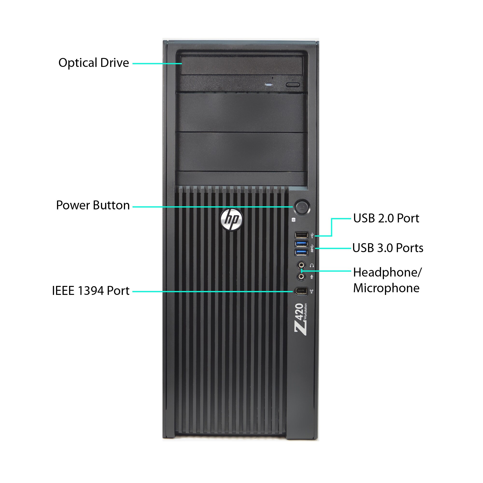 HP Z240 SFF i5-6500 8GB 256GB SSD Win 10 Pro with 22