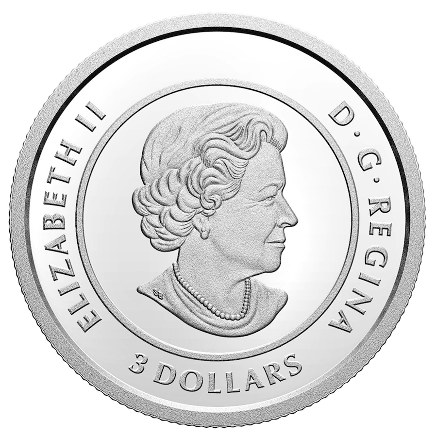 Image 704388_ALTMORE1.jpg, Product 704-388 / Price $69.95, 2020 $3 Fine Silver Celebration of Love Coin from Royal Canadian Mint (RCM) on TSC.ca's Coins department