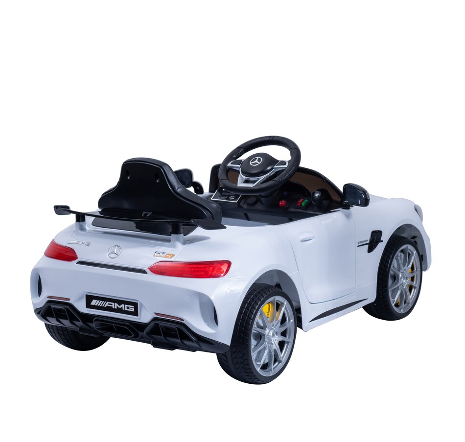 Image 704436_ALTMORE2.jpg, Product 704-436 / Price $399.99, Mercedes GTR 1-Seater Ride-On Car (White, 1-Person, 2 Speeds, EVA) on TSC.ca's Toys & Hobbies department