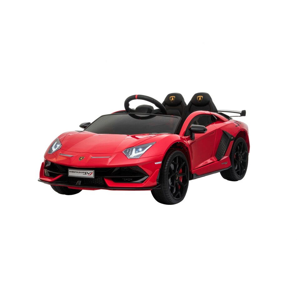 Image 704439_ALTMORE1.jpg, Product 704-439 / Price $519.99, Lamborghini Aventador Ride-On Car (Red, 1-Person, 2 Speeds, EVA Tires) on TSC.ca's Toys & Hobbies department