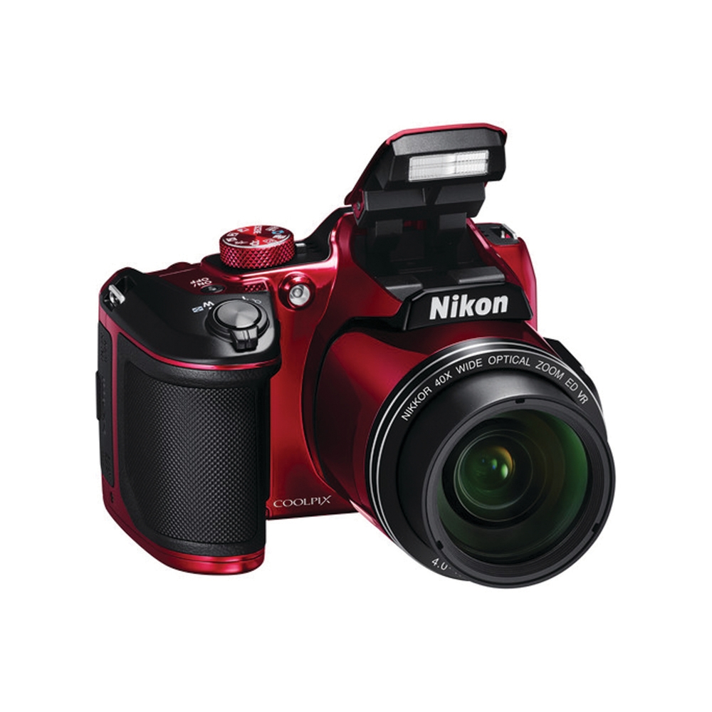 Nikon Coolpix B500 Digital Camera Bundle Red - TSC.ca