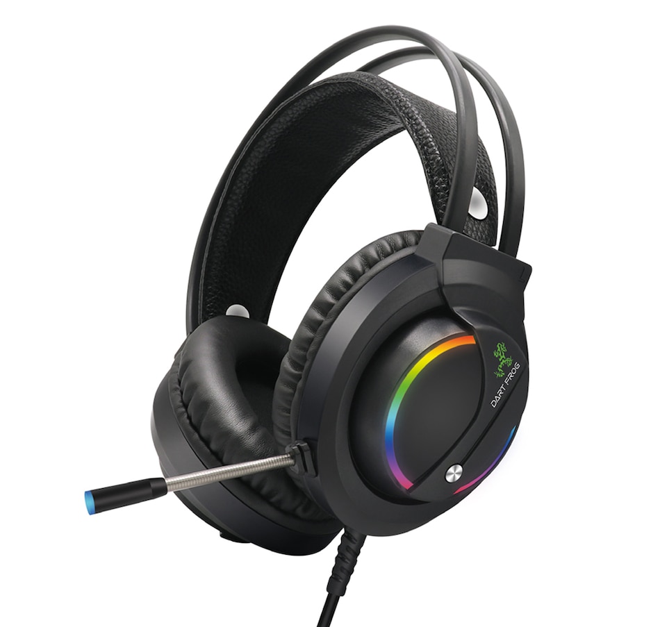 Image 704545.jpg, Product 704-545 / Price $44.99, Dart Frog RGB Gaming Headphones with Microphone  on TSC.ca's Electronics department