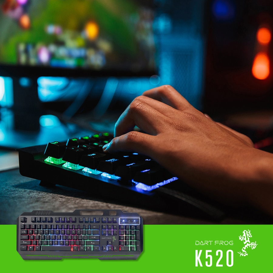 Image 704548_ALTMORE2.jpg, Product 704-548 / Price $39.99, Dart Frog RGB Gaming Keyboard from Dart Frog on TSC.ca's Electronics department