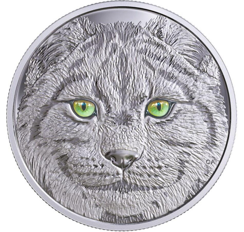 Image 704605_ALTMORE1.jpg, Product 704-605 / Price $149.95, 2017 $15 Fine Silver Coin - In the Eyes of the Lynx from Royal Canadian Mint (RCM) on TSC.ca's Coins department