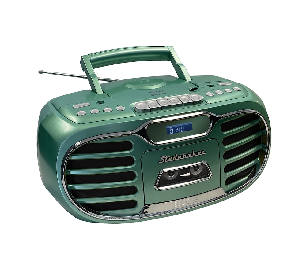 Image 704667_ALTMORE1.jpg, Product 704-667 / Price $199.99, Studebaker Retro Edge Bluetooth Boombox with CD/cassette/AM/FM Stereo Radio on TSC.ca's Electronics department