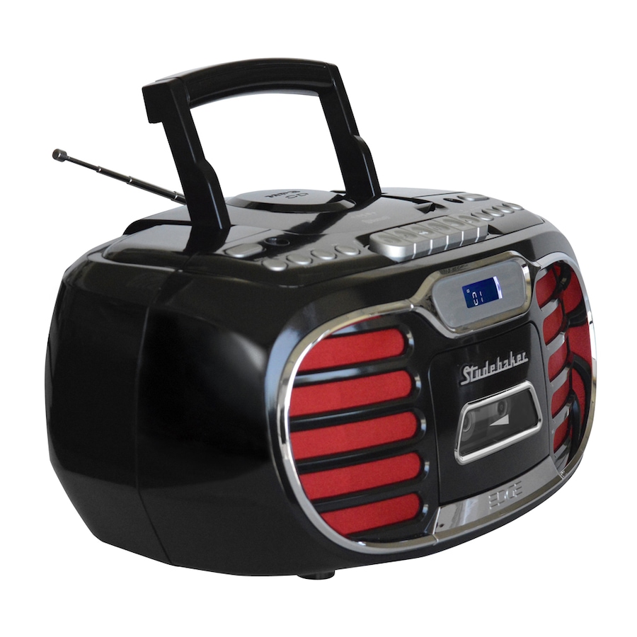 Image 704667_ALTMORE13.jpg, Product 704-667 / Price $199.99, Studebaker Retro Edge Bluetooth Boombox with CD/cassette/AM/FM Stereo Radio from Studebaker on TSC.ca's Electronics department