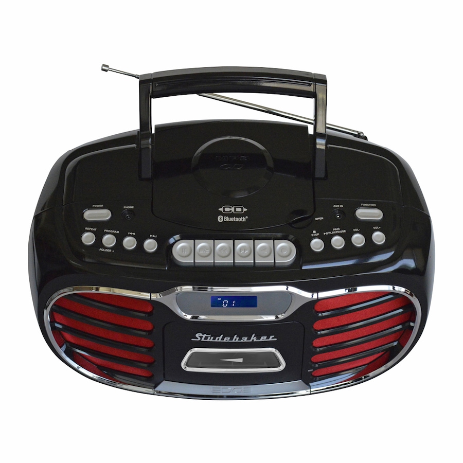 Image 704667_ALTMORE15.jpg, Product 704-667 / Price $199.99, Studebaker Retro Edge Bluetooth Boombox with CD/cassette/AM/FM Stereo Radio from Studebaker on TSC.ca's Electronics department