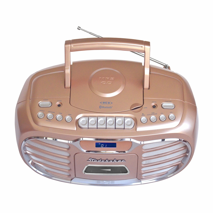 Image 704667_ALTMORE19.jpg, Product 704-667 / Price $199.99, Studebaker Retro Edge Bluetooth Boombox with CD/cassette/AM/FM Stereo Radio from Studebaker on TSC.ca's Electronics department