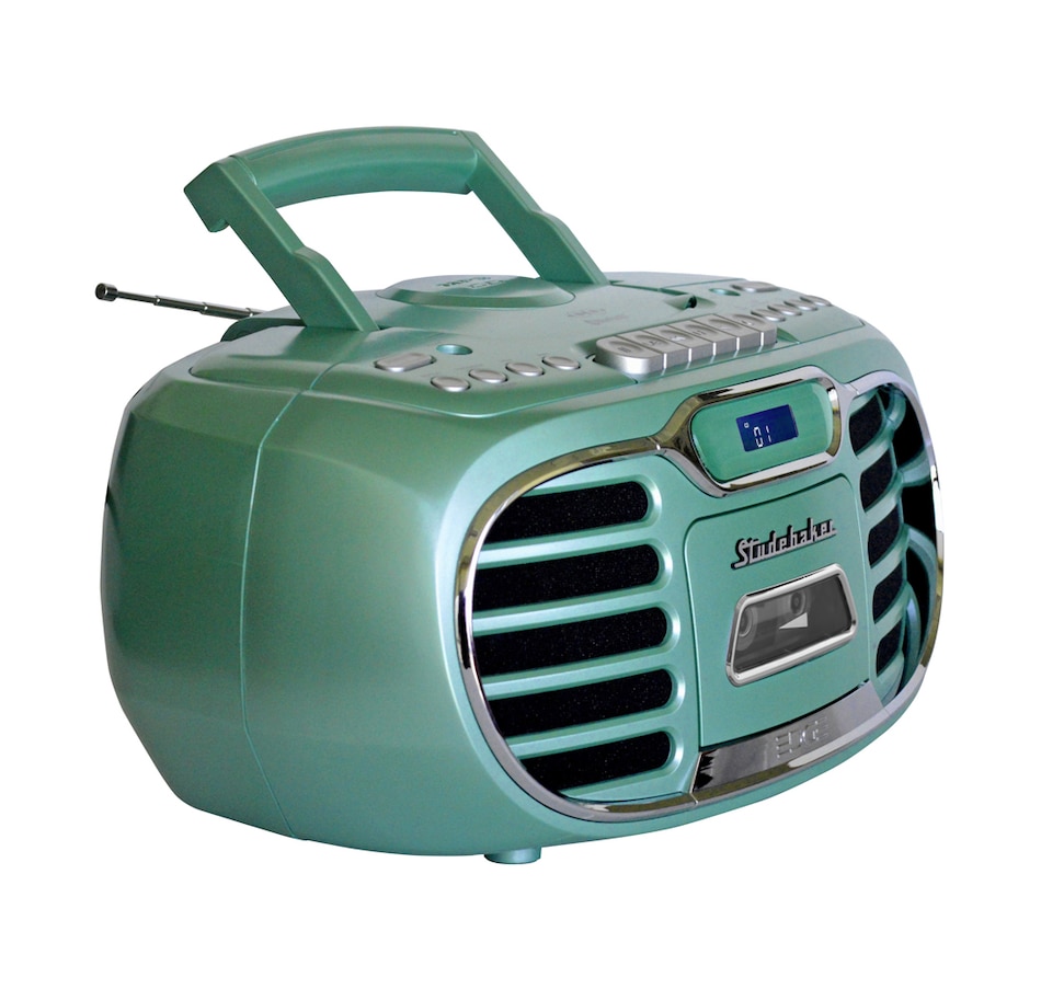 Image 704667_ALTMORE2.jpg, Product 704-667 / Price $199.99, Studebaker Retro Edge Bluetooth Boombox with CD/cassette/AM/FM Stereo Radio on TSC.ca's Electronics department