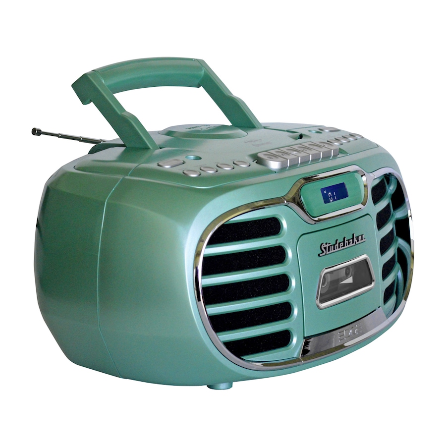 Image 704667_ALTMORE2.jpg, Product 704-667 / Price $199.99, Studebaker Retro Edge Bluetooth Boombox with CD/cassette/AM/FM Stereo Radio from Studebaker on TSC.ca's Electronics department