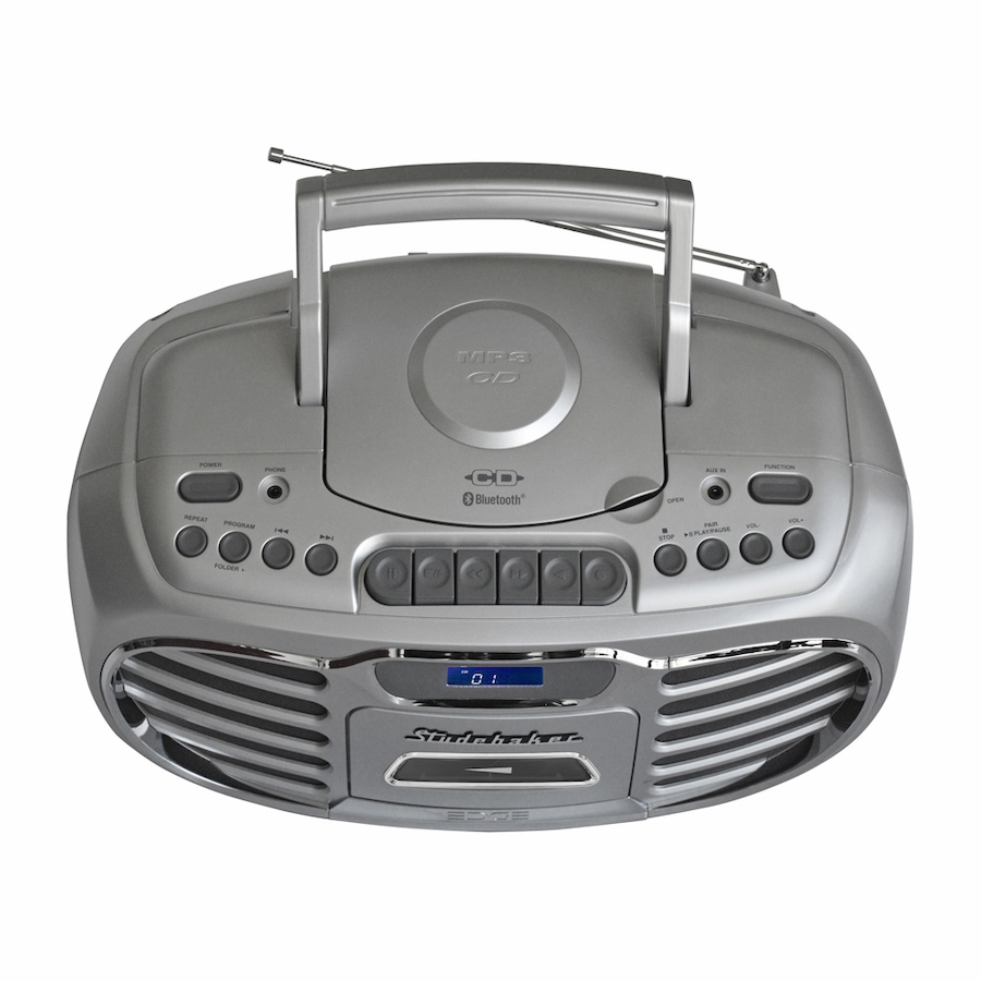 Image 704667_ALTMORE6.jpg, Product 704-667 / Price $199.99, Studebaker Retro Edge Bluetooth Boombox with CD/cassette/AM/FM Stereo Radio from Studebaker on TSC.ca's Electronics department