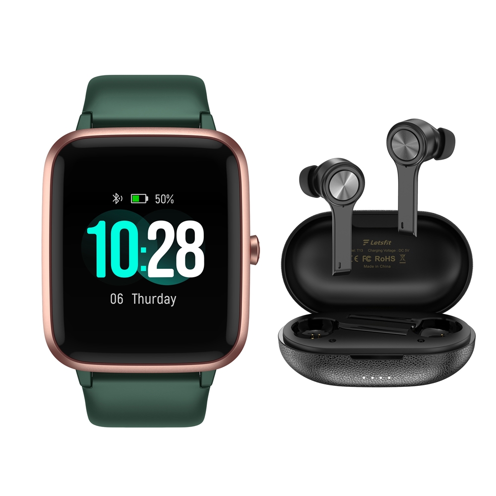 tsc.ca - Letsfit Smart Watch with T13 True Wireless BT Earbuds