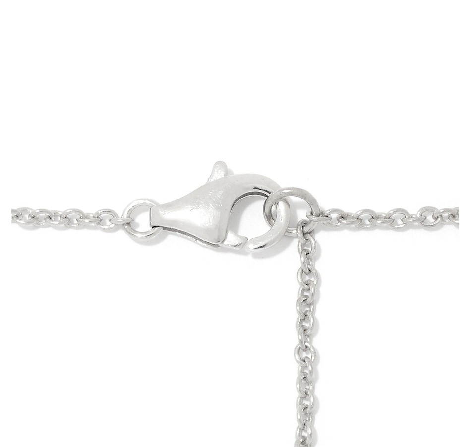 Image 704839_ALTMORE1.jpg, Product 704-839 / Price $104.99, Gems En Vogue Palladium Silver 14mm Madagascar Rose Quartz Bead Pendant With Chain from Gems En Vogue on TSC.ca's Jewellery department