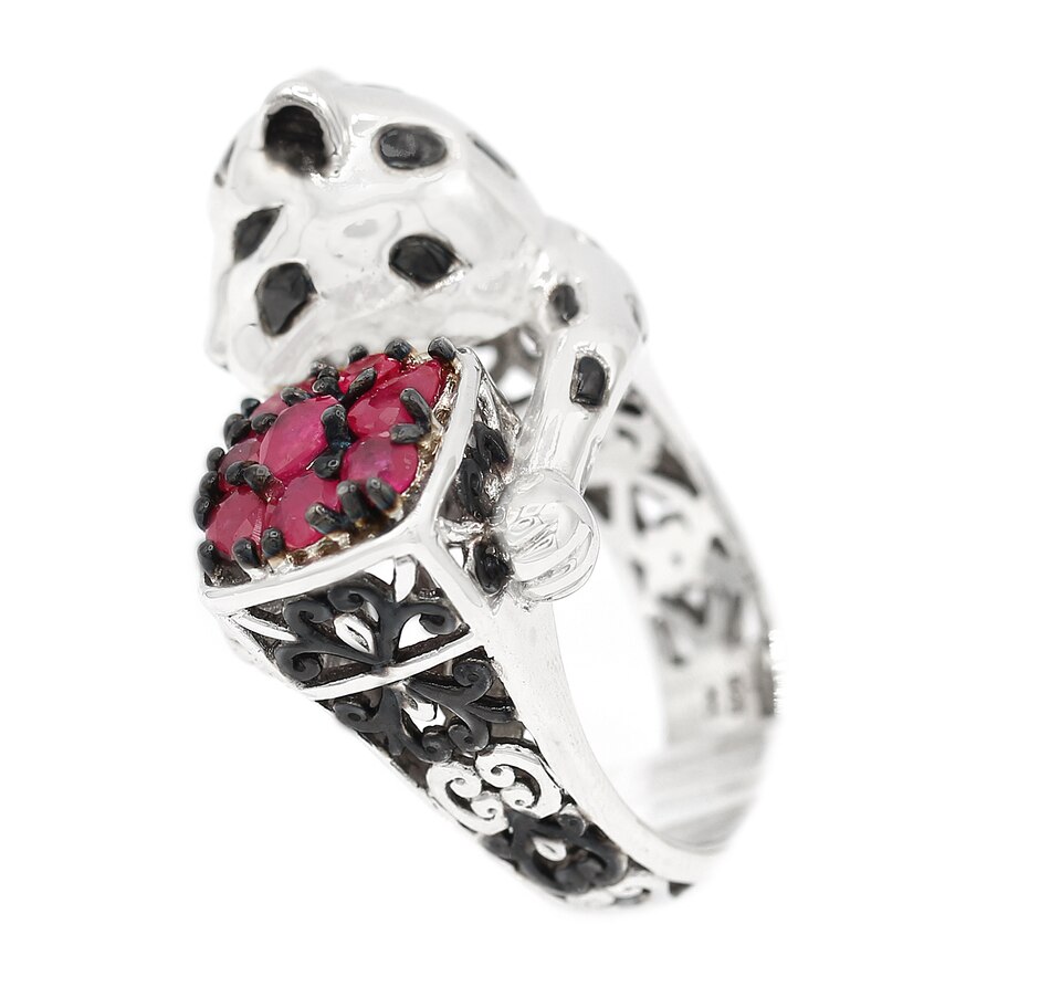 Image 704880_ALTMORE5.jpg, Product 704-880 / Price $398.99, Gems En Vogue Palladium Silver Gemstone Panther Ring from Gems En Vogue on TSC.ca's Jewellery department