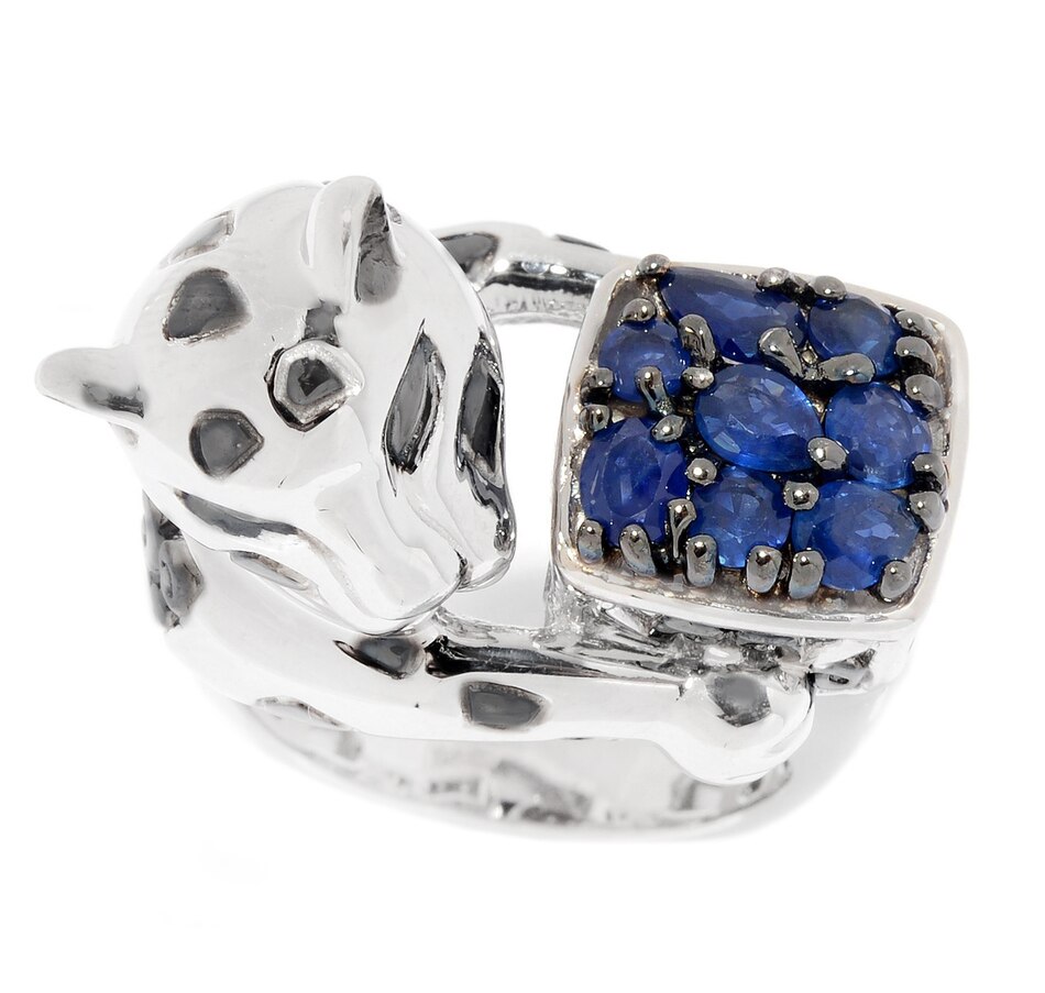 Image 704880_BSA.jpg, Product 704-880 / Price $398.99, Gems En Vogue Palladium Silver Gemstone Panther Ring from Gems En Vogue on TSC.ca's Jewellery department