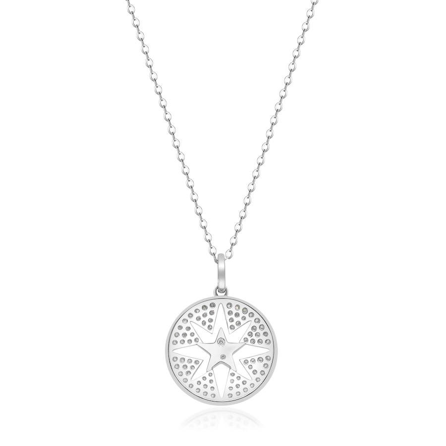 Image 704884_ALTMORE2.jpg, Product 704-884 / Price $1,499.99, 14K White Gold 0.50 ctw Diamond Pendant With Chain from Diamond Show on TSC.ca's Jewellery department
