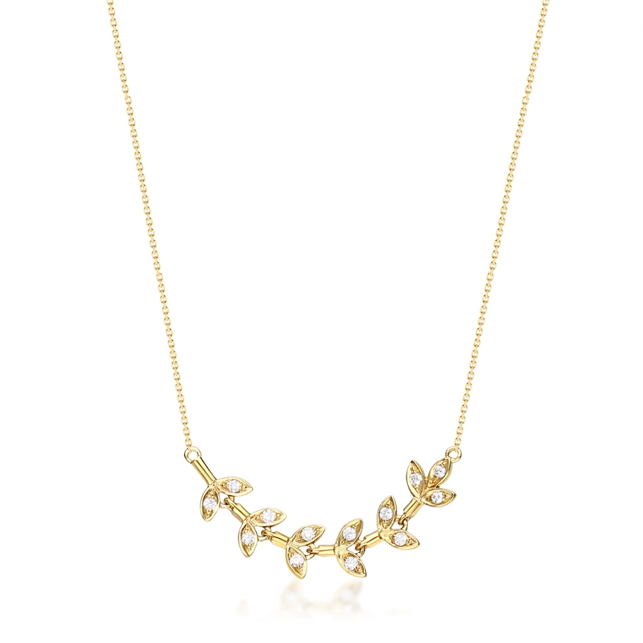 Image 704892.jpg, Product 704-892 / Price $729.99, 10K Yellow Gold 0.19 ctw Diamond Necklace from Diamond Show on TSC.ca's Jewellery department