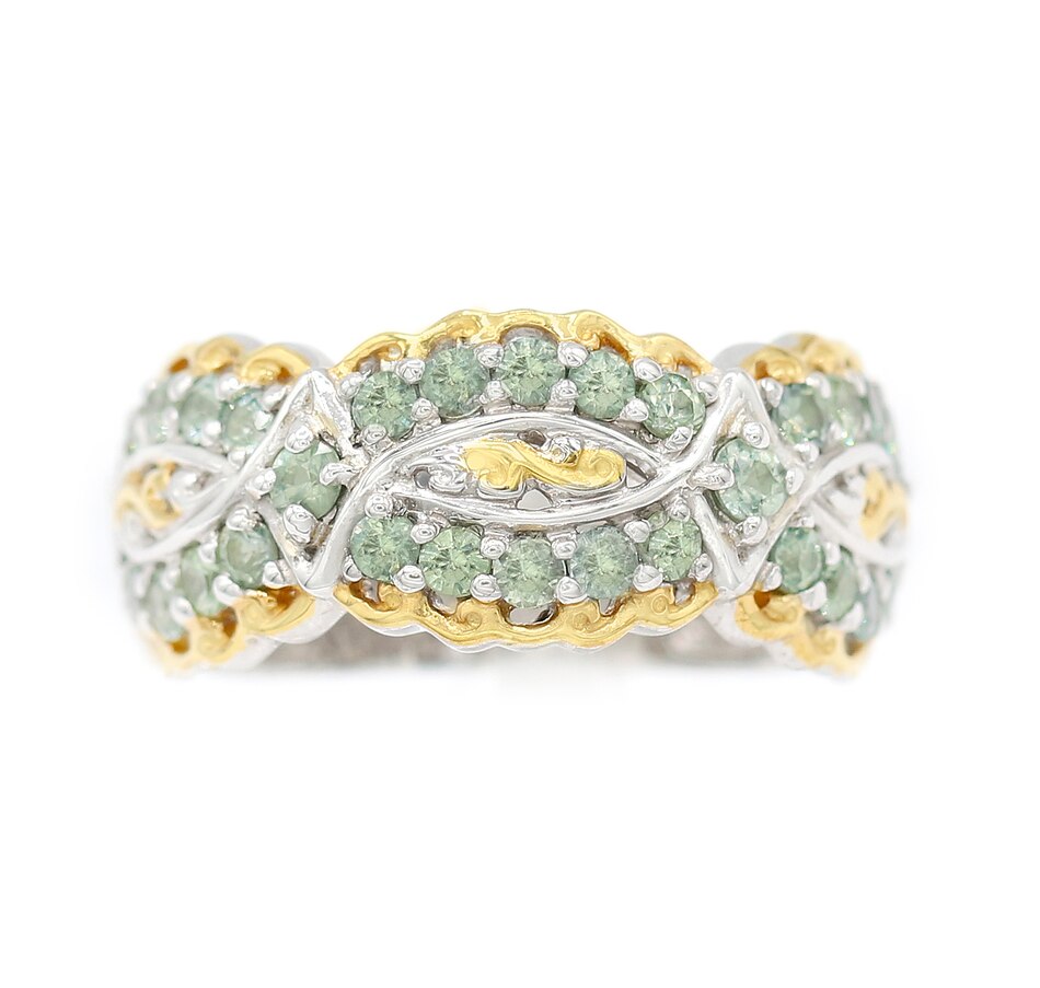 Image 704918.jpg, Product 704-918 / Price $299.99, Gems En Vogue Palladium Silver Seafoam Sapphire Ring from Gems En Vogue on TSC.ca's Jewellery department