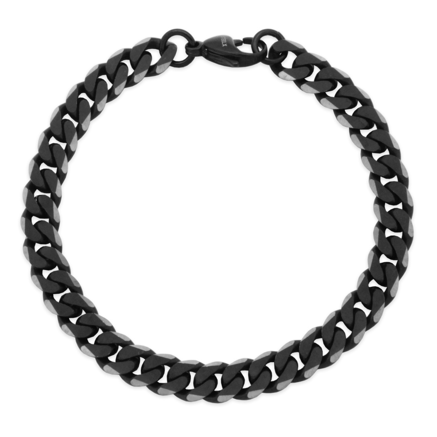 Image 704936.jpg, Product 704-936 / Price $47.00, Steelx Men's Stainless Steel Diamond Cut Curb Chain Bracelet from Steelx on TSC.ca's Jewellery department