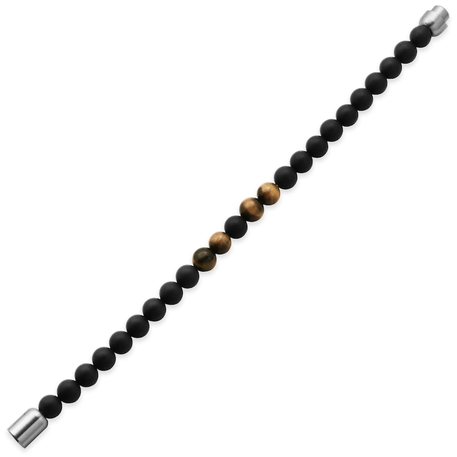 Image 704955_ALTMORE1.jpg, Product 704-955 / Price $63.00, Steelx Men's Black Onyx and Tiger Eye Bead Bracelet from Steelx on TSC.ca's Jewellery department