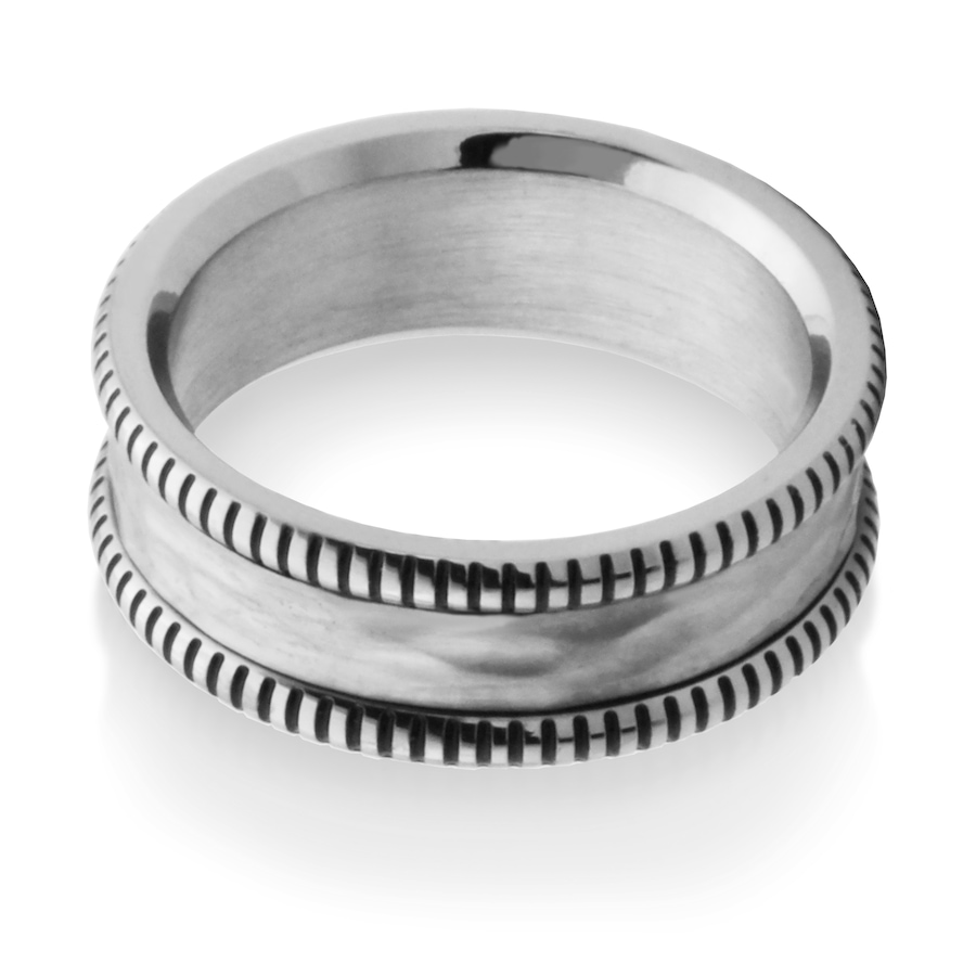 Image 704978.jpg, Product 704-978 / Price $47.00, Steelx Men's Stainless Steel Hammered Ring from Steelx on TSC.ca's Jewellery department
