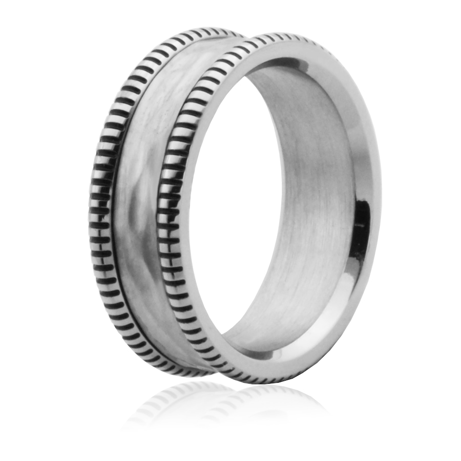 Image 704978_ALTMORE1.jpg, Product 704-978 / Price $47.00, Steelx Men's Stainless Steel Hammered Ring from Steelx on TSC.ca's Jewellery department