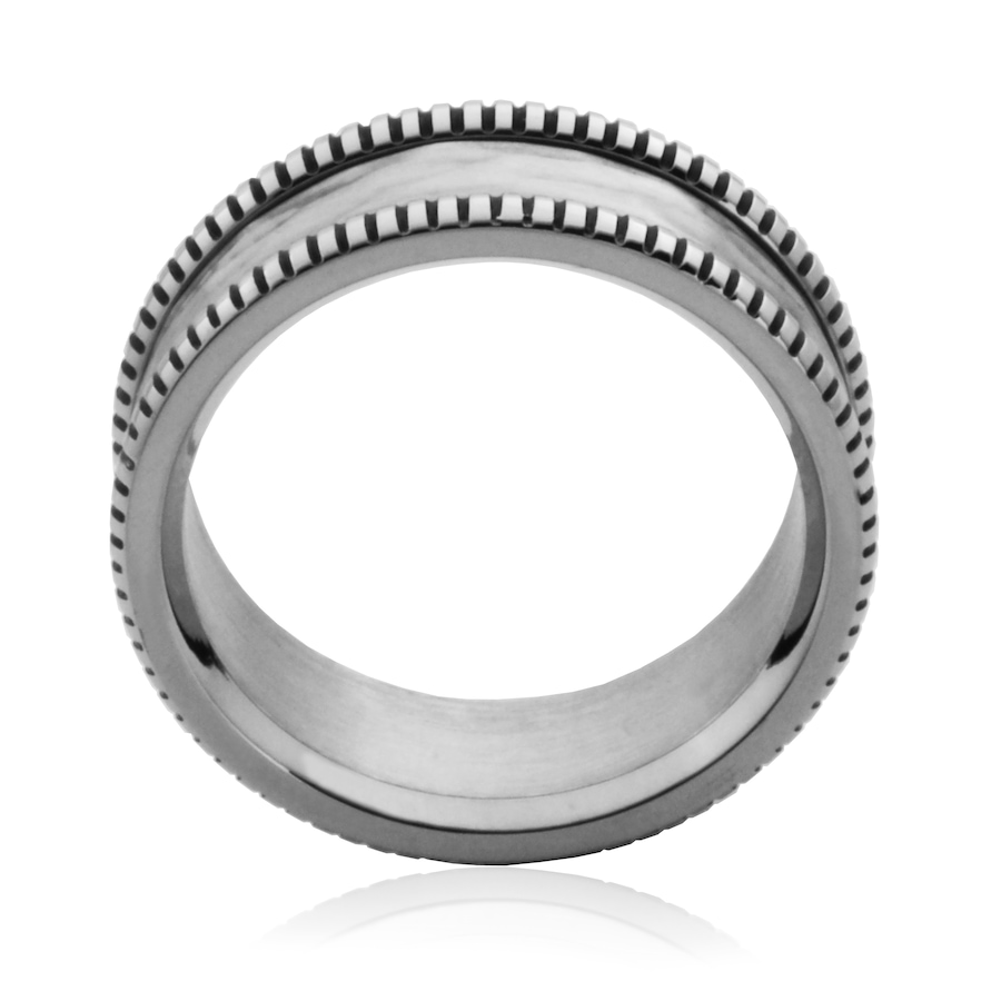 Image 704978_ALTMORE2.jpg, Product 704-978 / Price $47.00, Steelx Men's Stainless Steel Hammered Ring from Steelx on TSC.ca's Jewellery department