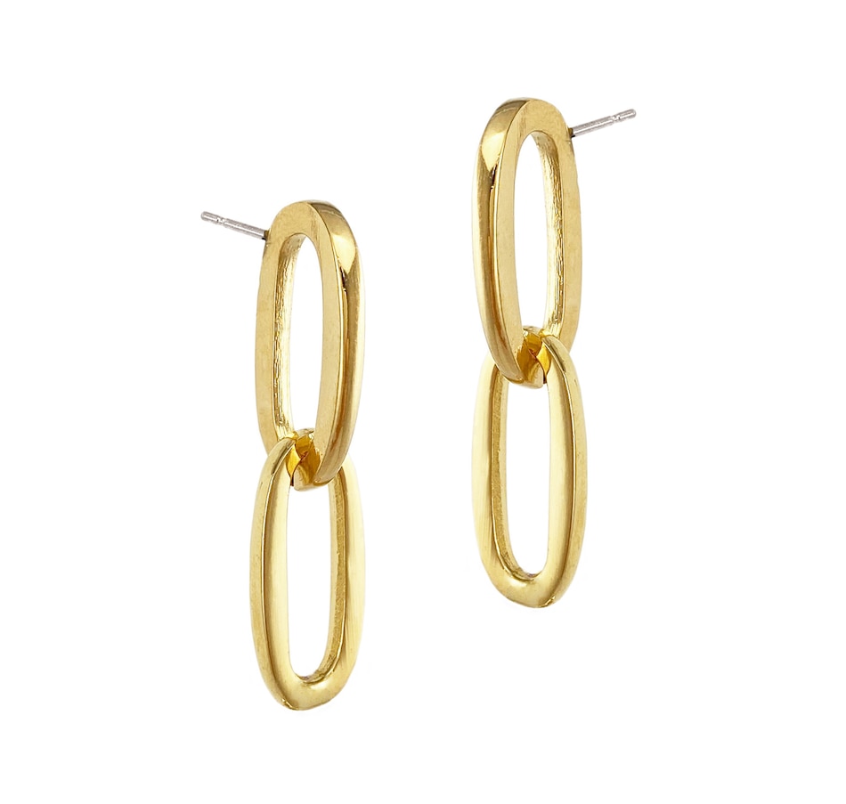 Image 704998_GLD.jpg, Product 704-998 / Price $115.00, BIKO Chain Link Earrings from Biko on TSC.ca's Jewellery department