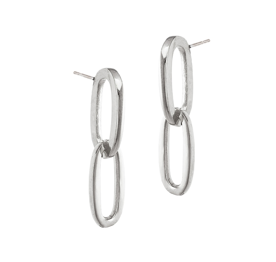 Image 704998_SIL.jpg, Product 704-998 / Price $115.00, BIKO Chain Link Earrings from Biko on TSC.ca's Jewellery department