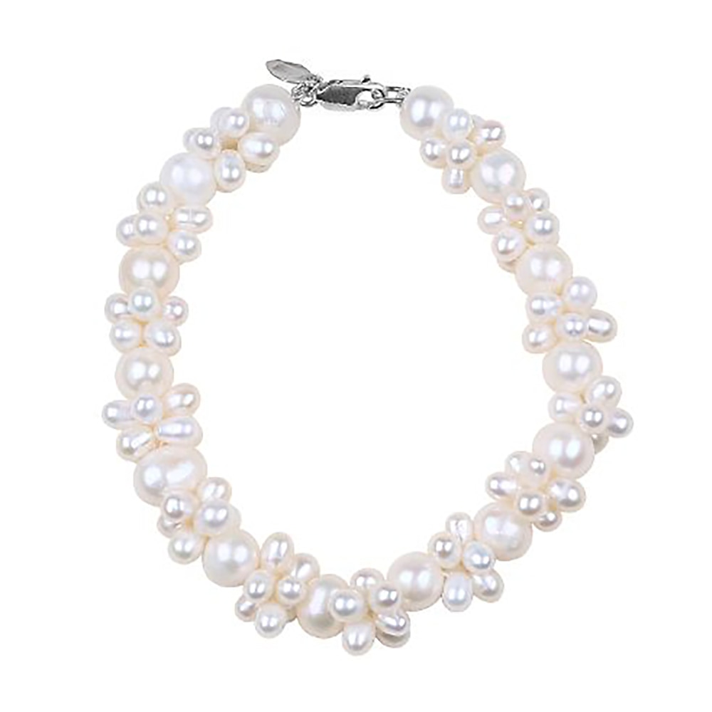 Pearl cluster sale bracelet