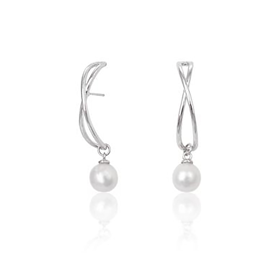 Image 705039.jpg, Product 705-039 / Price $83.99, Sugoi Pearls Sterling Silver 11mm Baroque Pearl Drop Earrings from Sugoi Pearls on TSC.ca's Jewellery department
