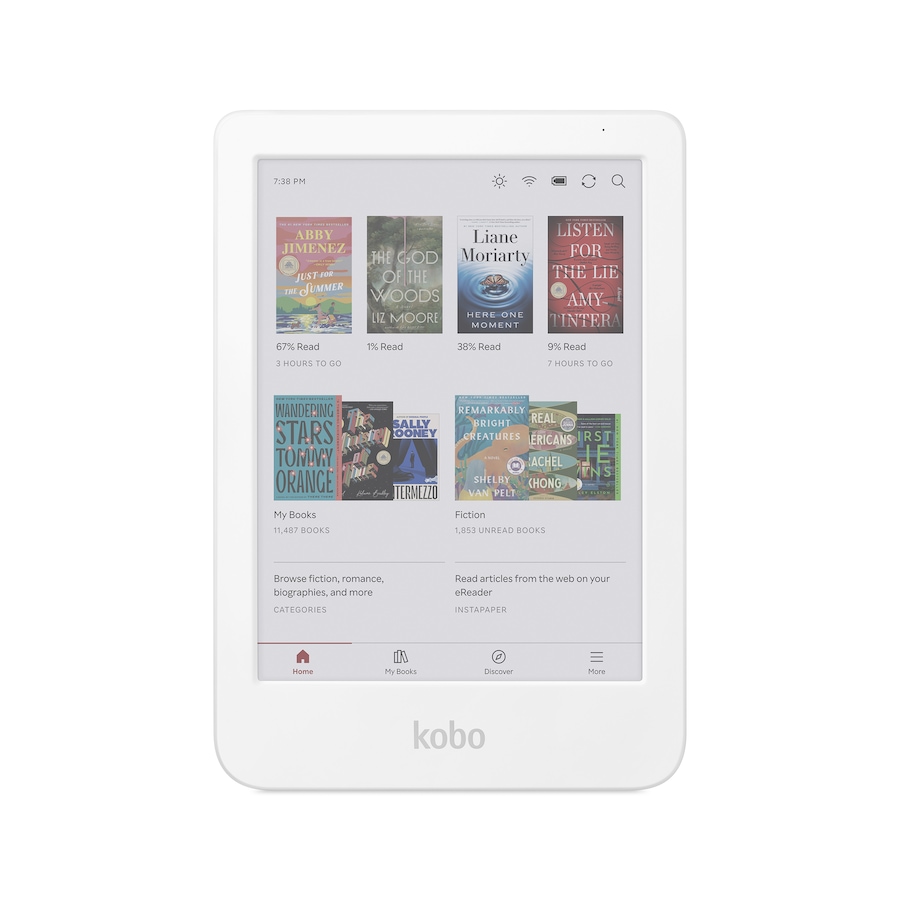 Image 705125.jpg, Product 705-125 / Price $199.99, Kobo Clara Colour (white) from Kobo on TSC.ca's Electronics department
