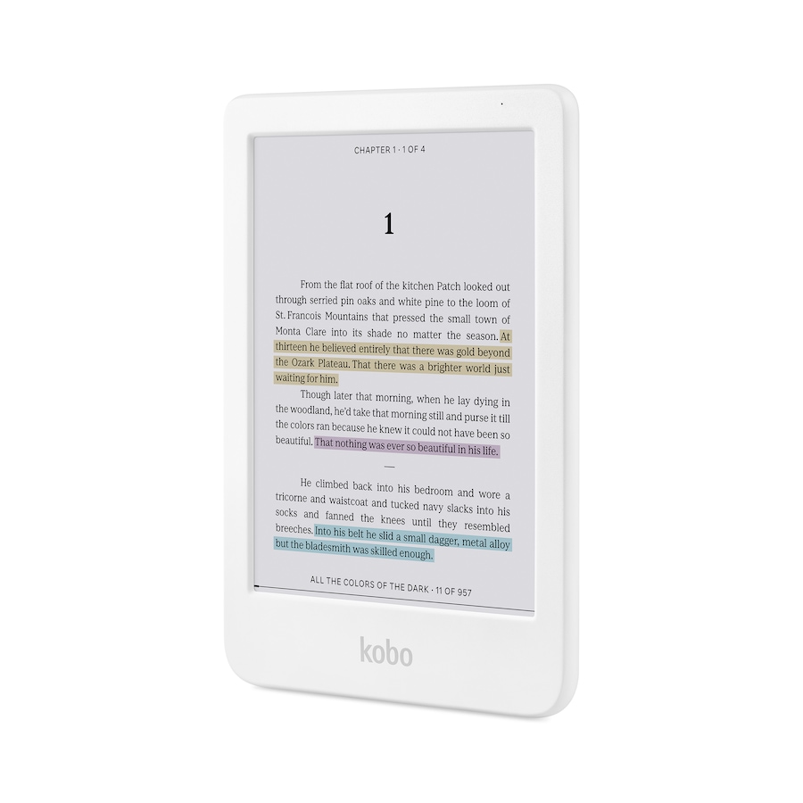 Image 705125_ALTMORE2.jpg, Product 705-125 / Price $199.99, Kobo Clara Colour (white) from Kobo on TSC.ca's Electronics department